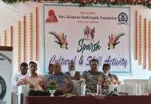 शिक्षण म्हशिक्षण म्हणजे व्यक्तिमत्व घडविण्याचे साधन संस्थेचे अध्यक्ष श्री भाग्यवानजी खोब्रागडे यांचे स्पर्श सांस्कृतिक कार्यक्रमाप्रसंगी प्रतिपादन